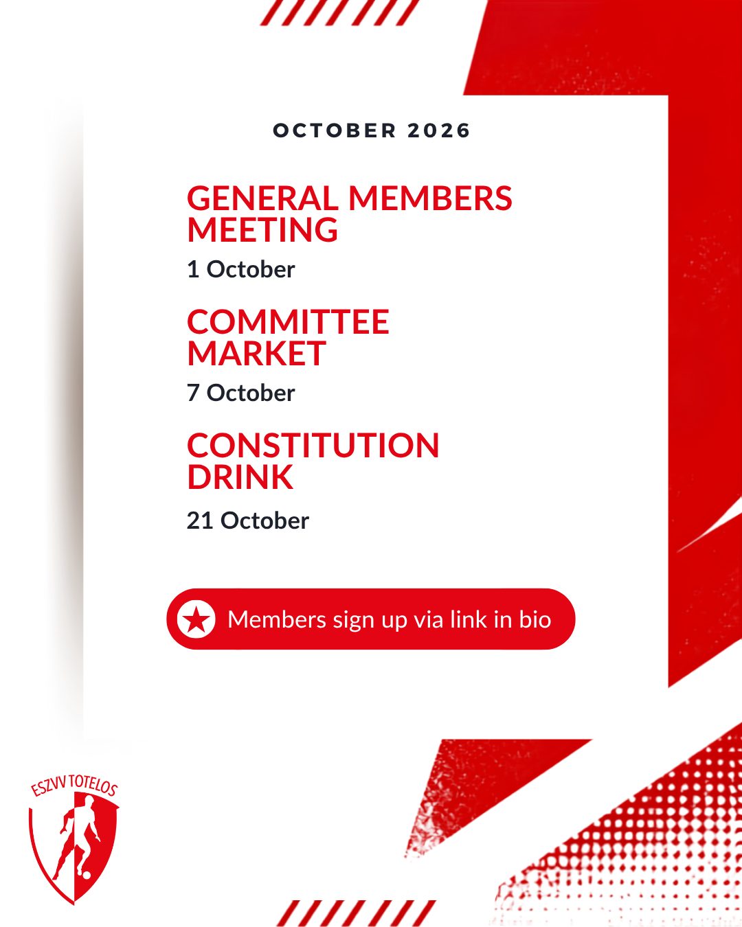 📅 Activiteitenkalender Oktober